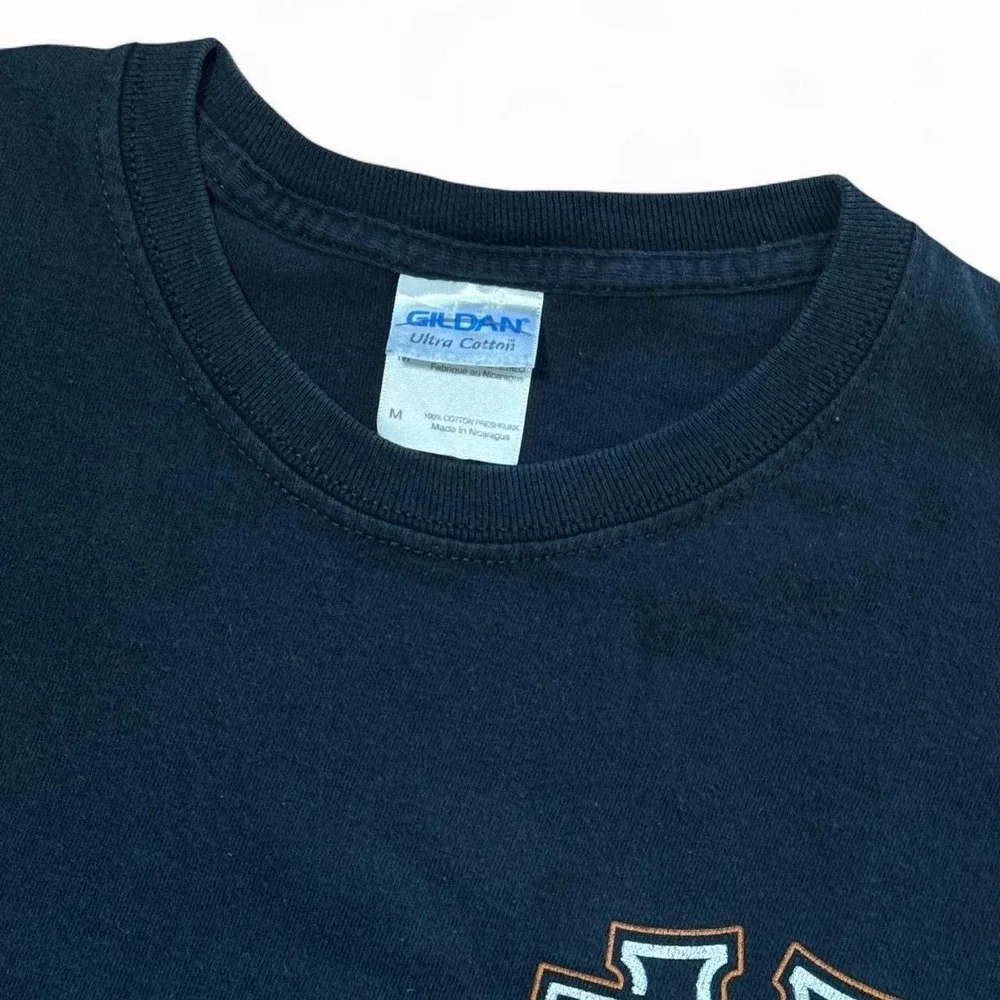 Y2K Faded Harley Davidson Mancuso Central Texas Biker Motorcycle T-shirt N - Picture 4 of 6